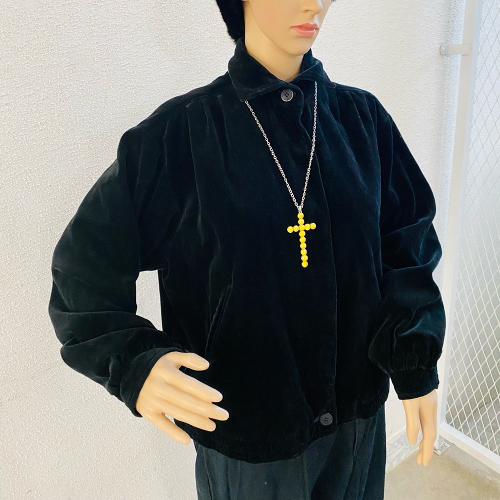 DAVID LOHMAN SOTTANA VELVET JACKET Size M